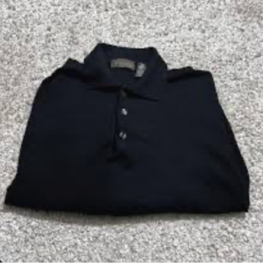 Men's black Nordstrom polo shirt